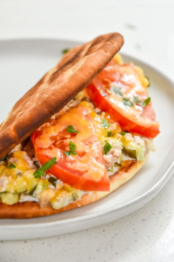 Tuna Melt Pita Sandwiches cover