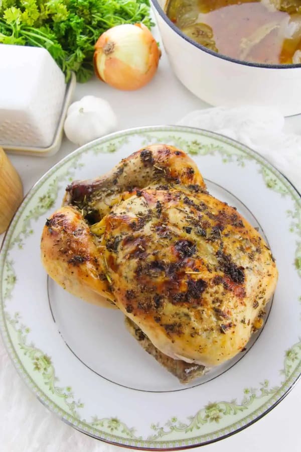 Dutch Oven Roasted Chicken cover
