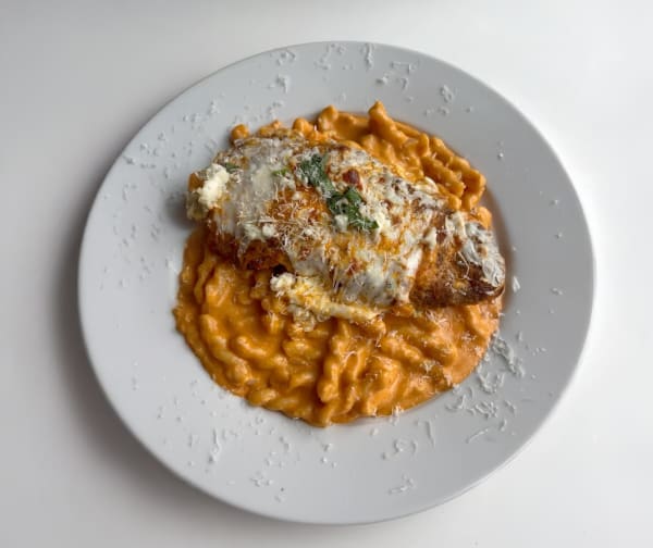 Buffalo Chicken Parm Pasta cover