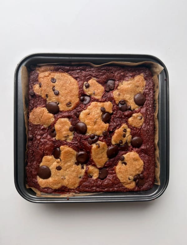Red Velvet Brookies (Cookie + Brownie) cover