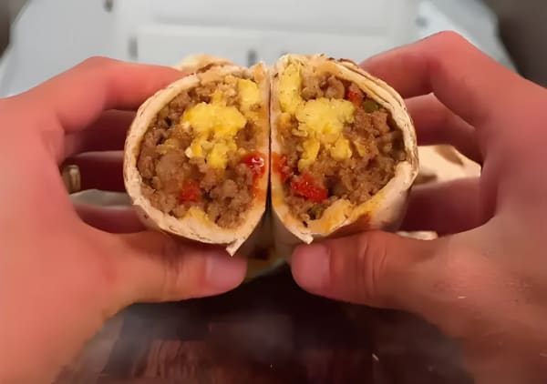 Southwest Breakfast Burrito Meal Prep cover