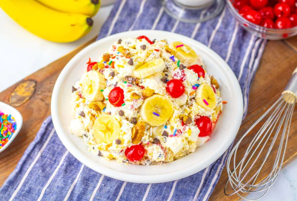 Banana Split Fluff Salad cover
