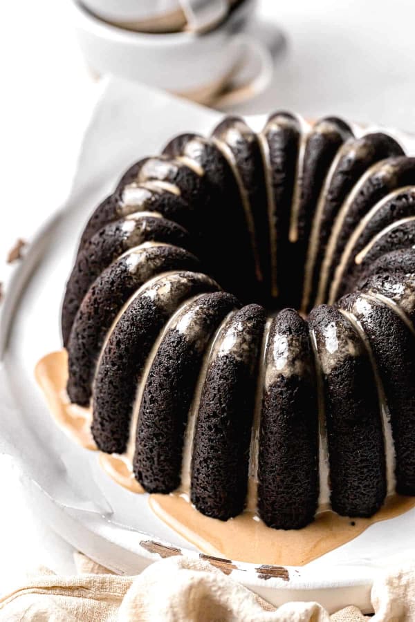 Fudgy Chocolate Espresso Bundt Cake cover