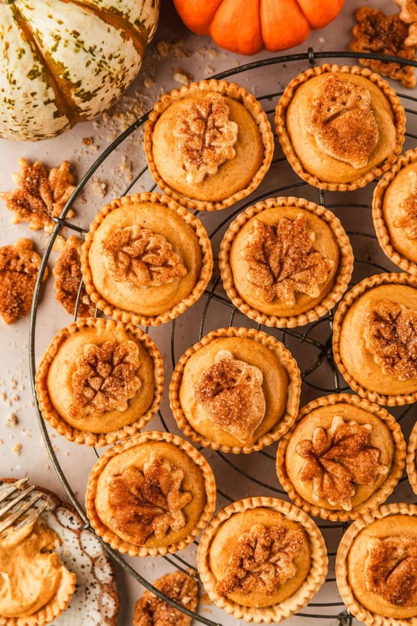 Mini Cream Cheese Pumpkin Pies cover