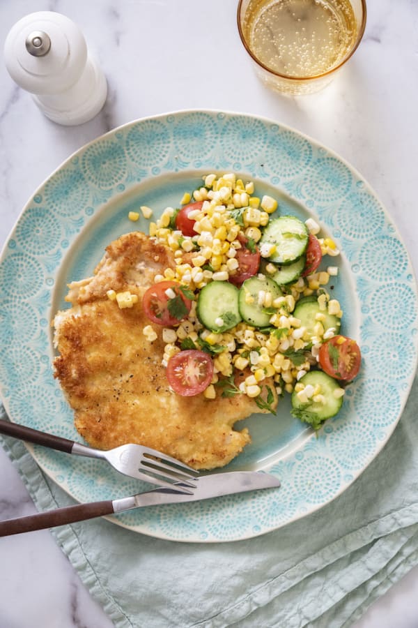 Chicken Paillard with Summer Salad cover
