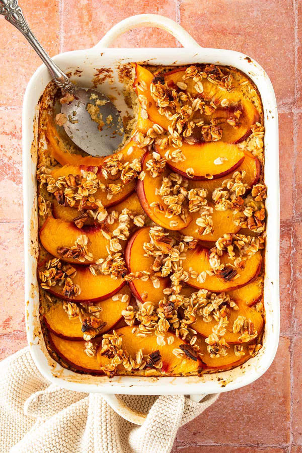 Peach Baked Oatmeal cover