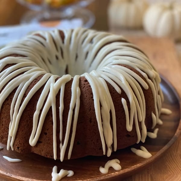 Gluten-Free Pumpkin Bundt Cake cover
