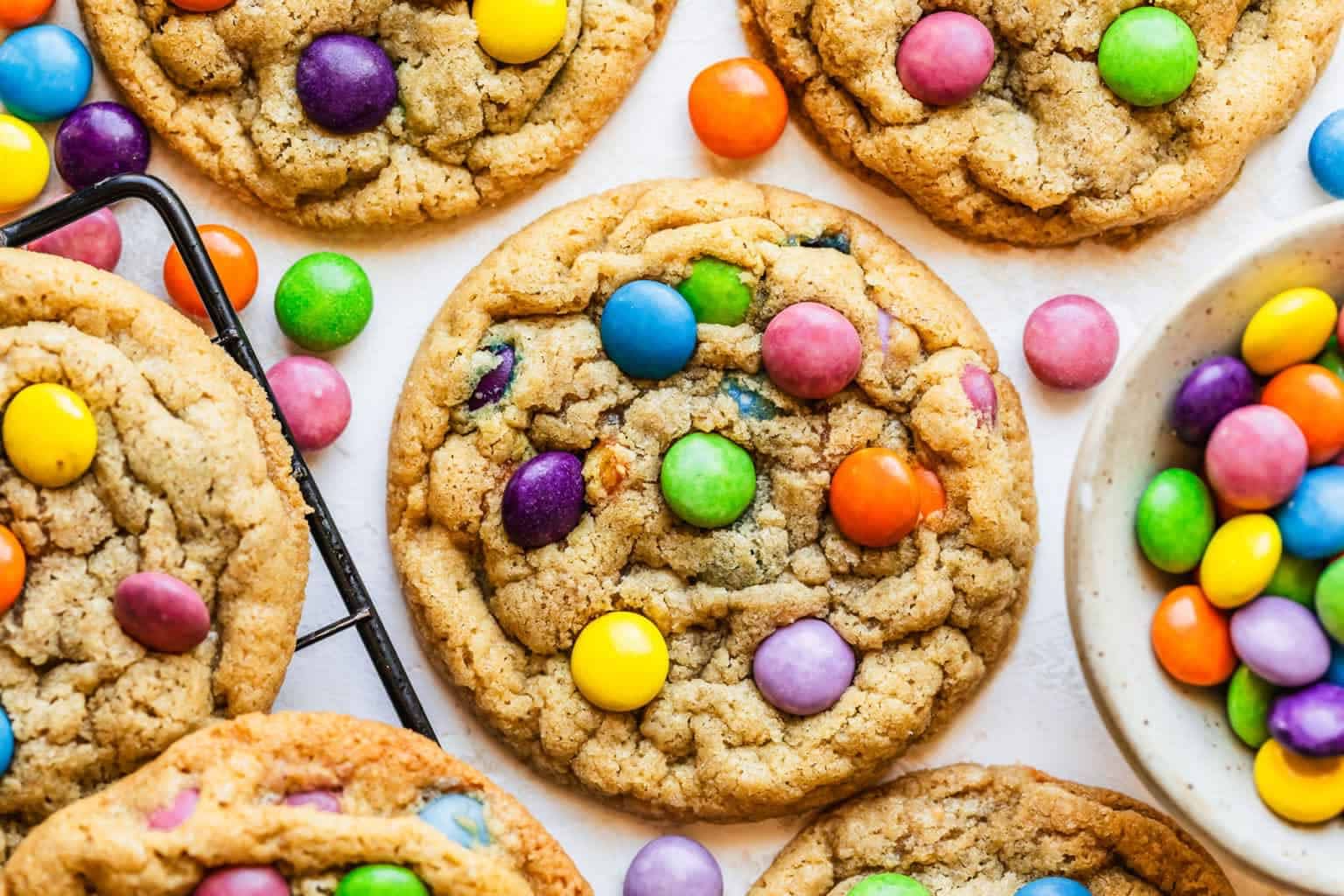 The Best Small Batch M&M Cookies