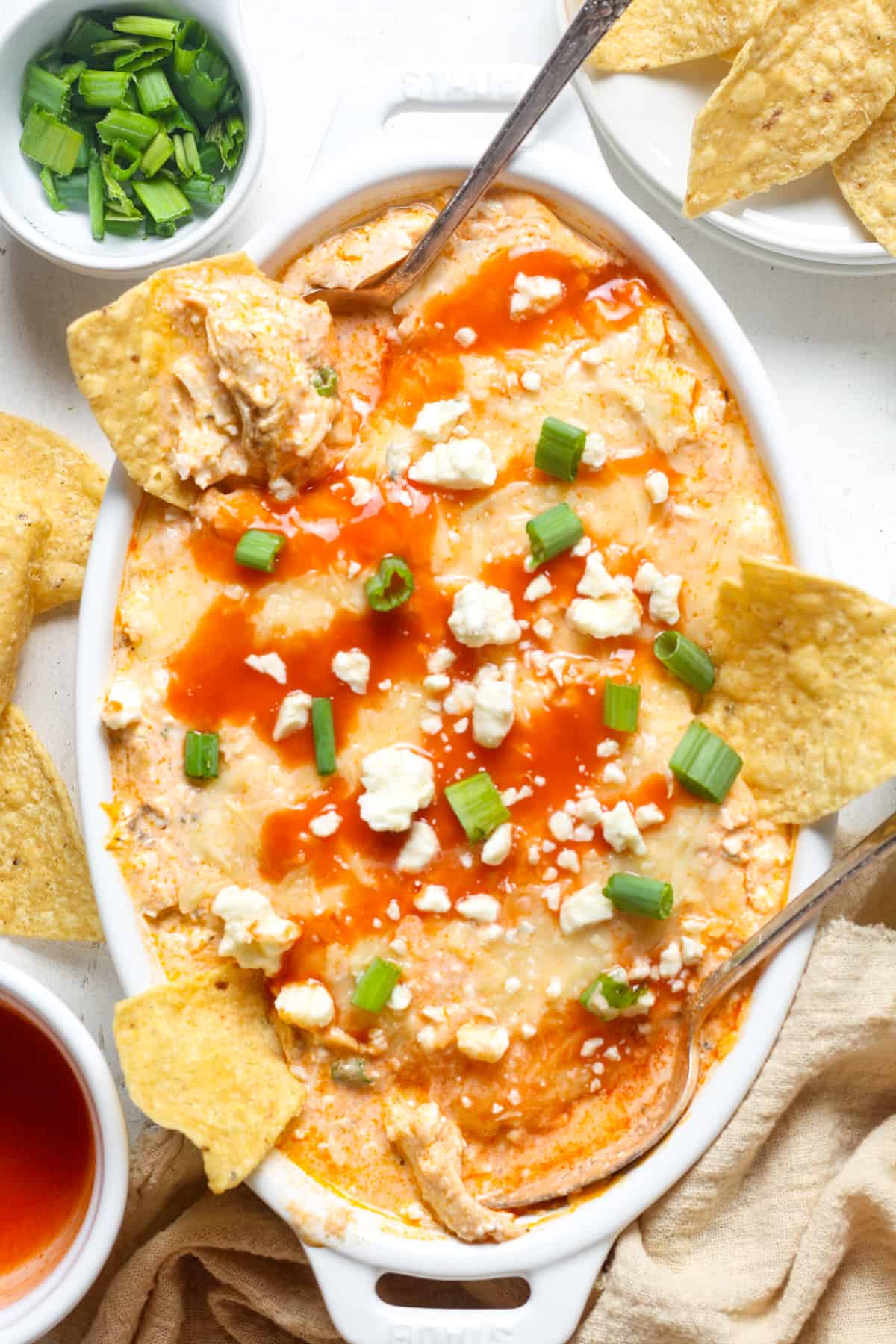 Healthy Buffalo Chicken Dip