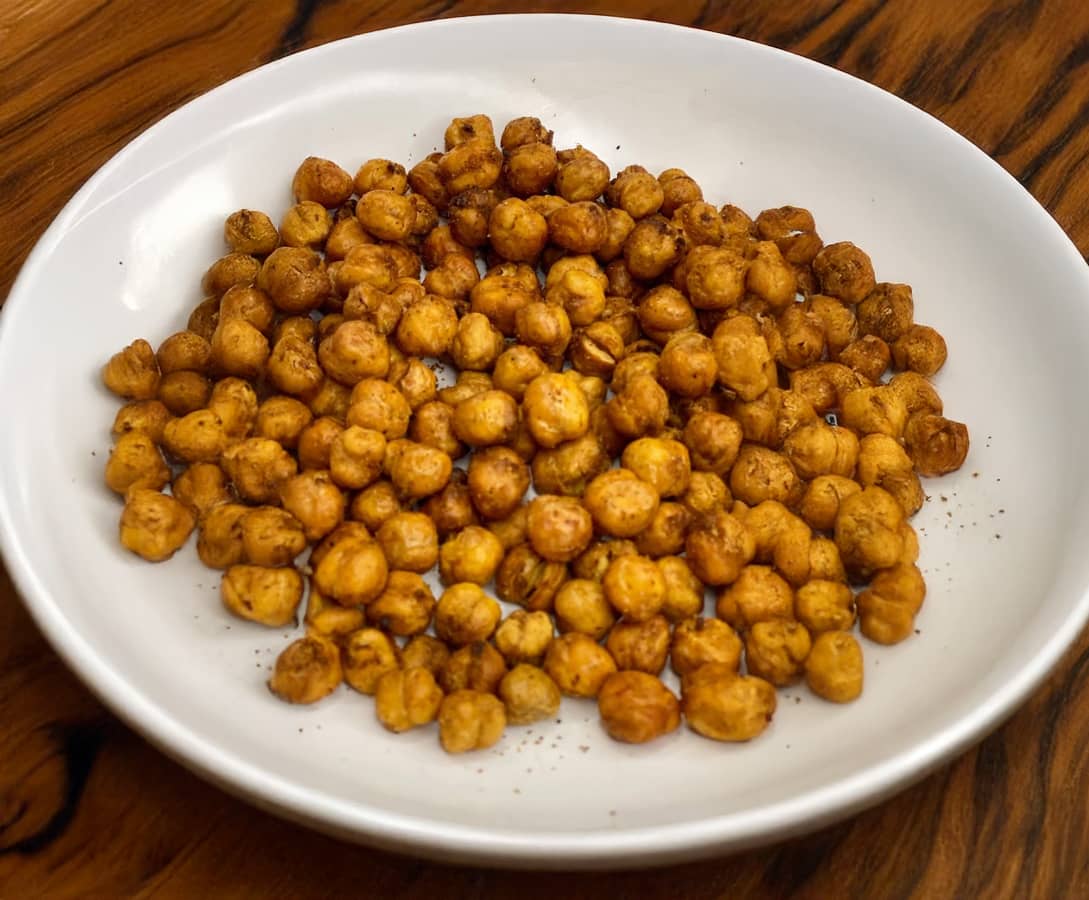 Crispy Air-Fried Chickpeas