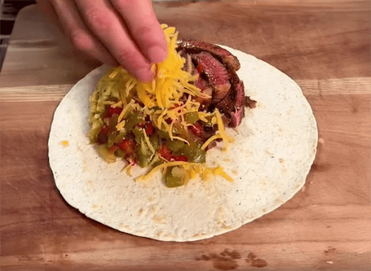 High Protein Steak, Egg & Cheese Burrito