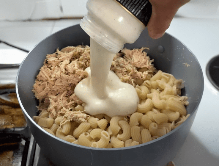 High Protein Shredded Chicken Alfredo Meal Prep