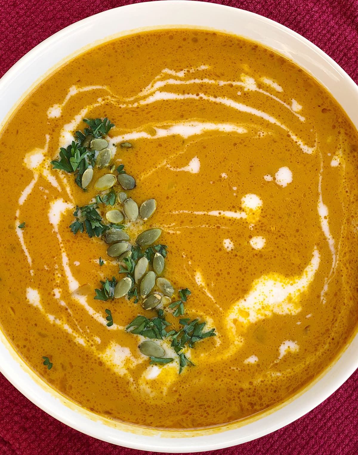 Dairy Free Pumpkin Soup