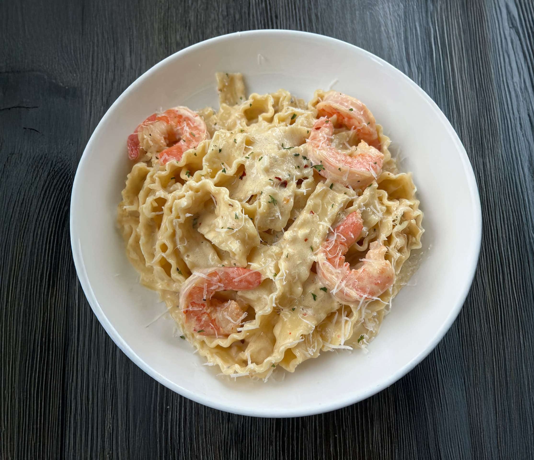 Lemon Cream Shrimp Pasta