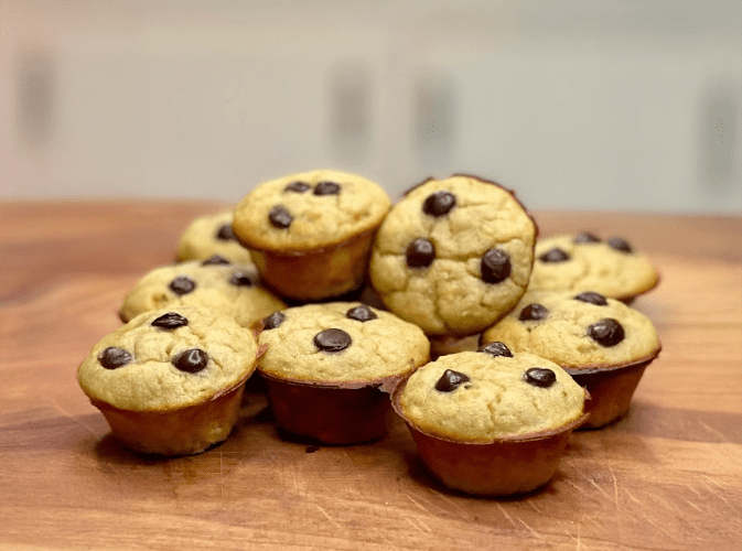 High Protein Low Cal Banana Bread Mini Muffins