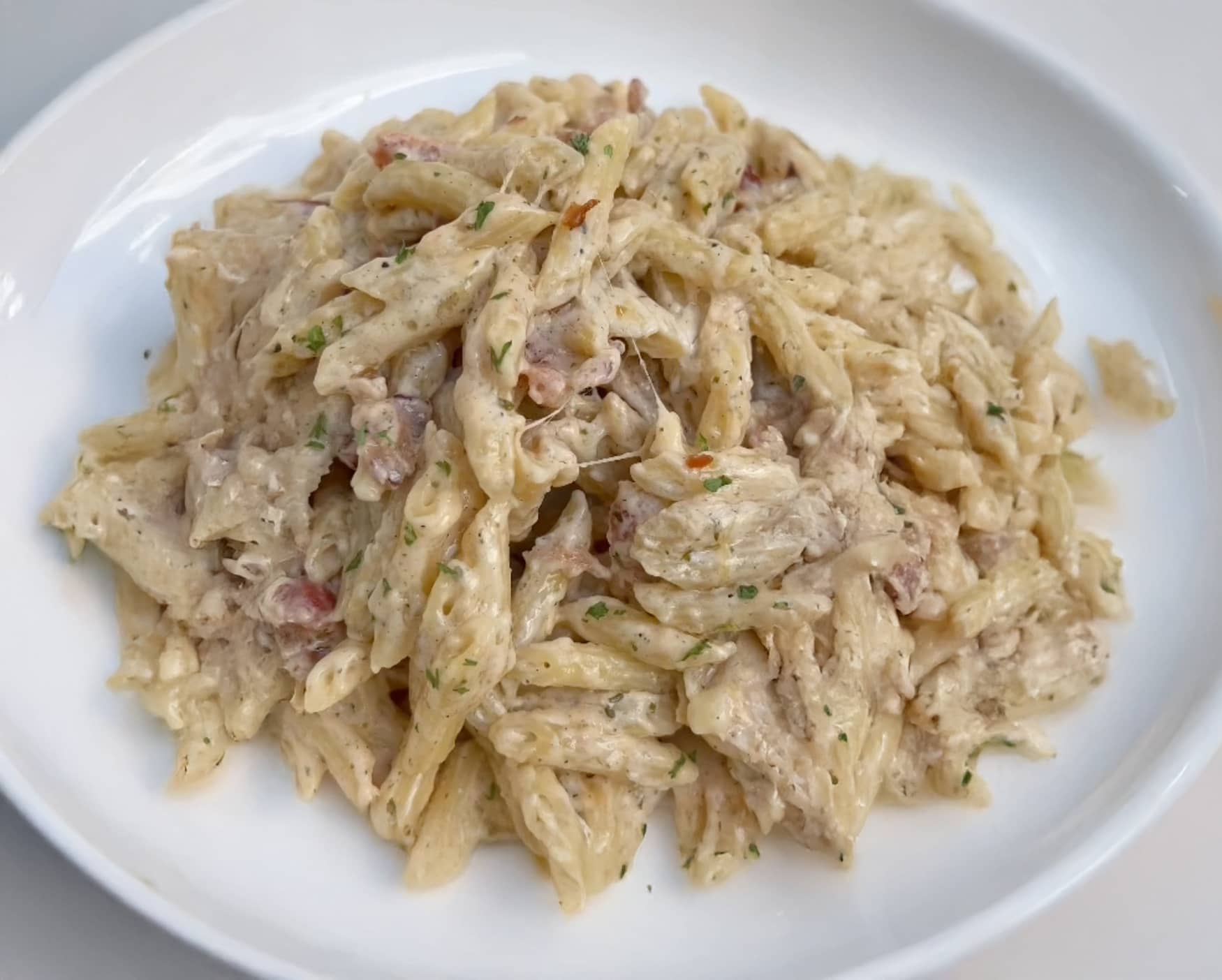 Chicken Bacon Ranch Pasta