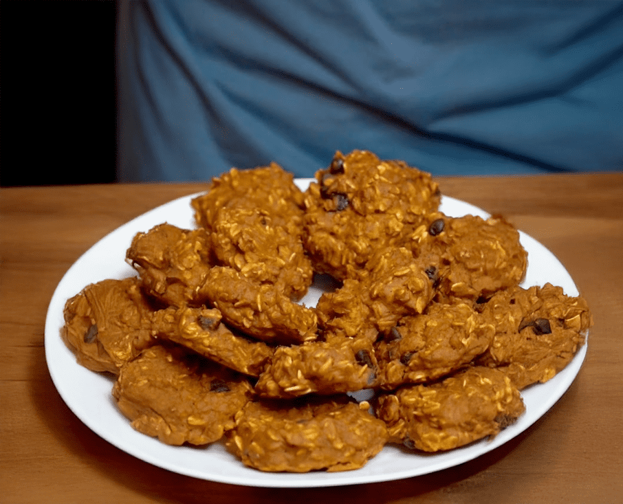 High Protein Pumpkin Chocolate Chip Cookies