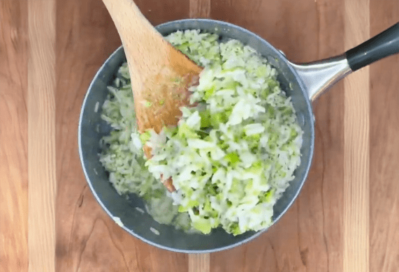 Lemon Garlic Chicken with Broccoli Cheddar Rice