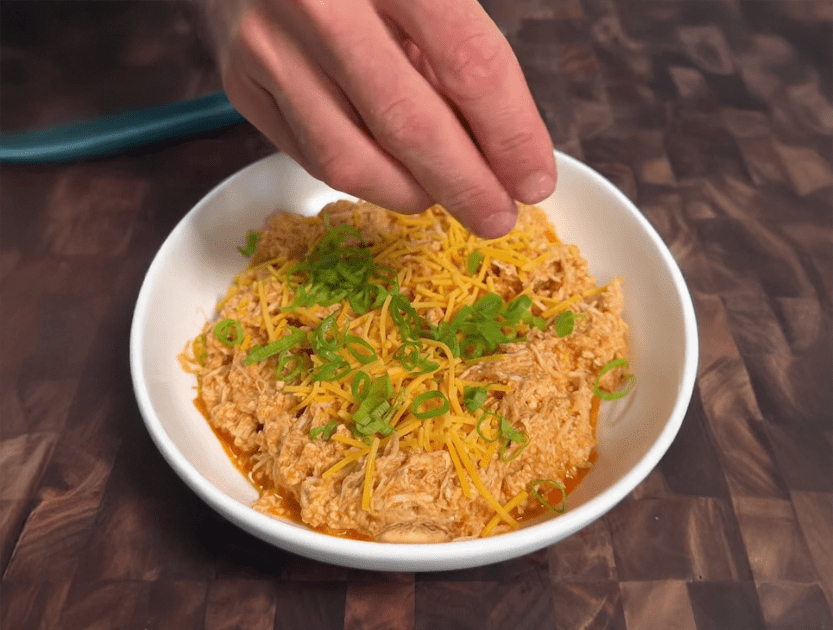 High Protein Buffalo Chicken Dip
