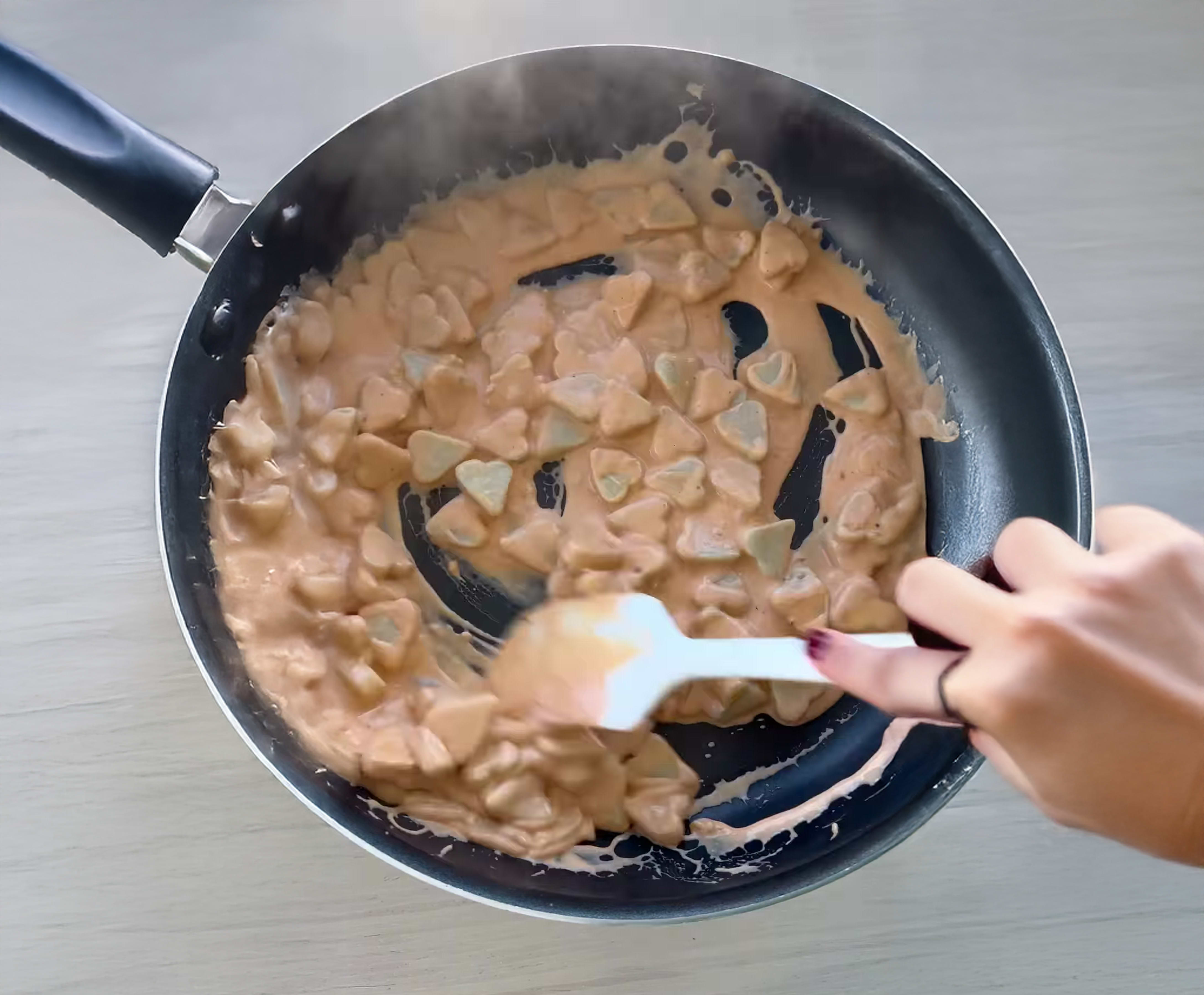 Gnocchi Hearts in Creamy Pink Sauce