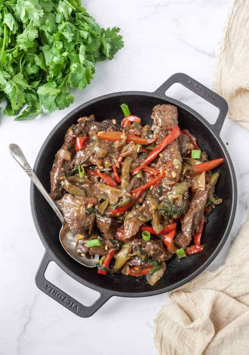 Whole30 Thai Basil Steak