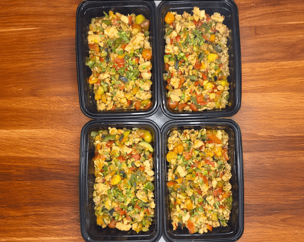 Healthy Turkey & Vegetable Skillet Meal Prep