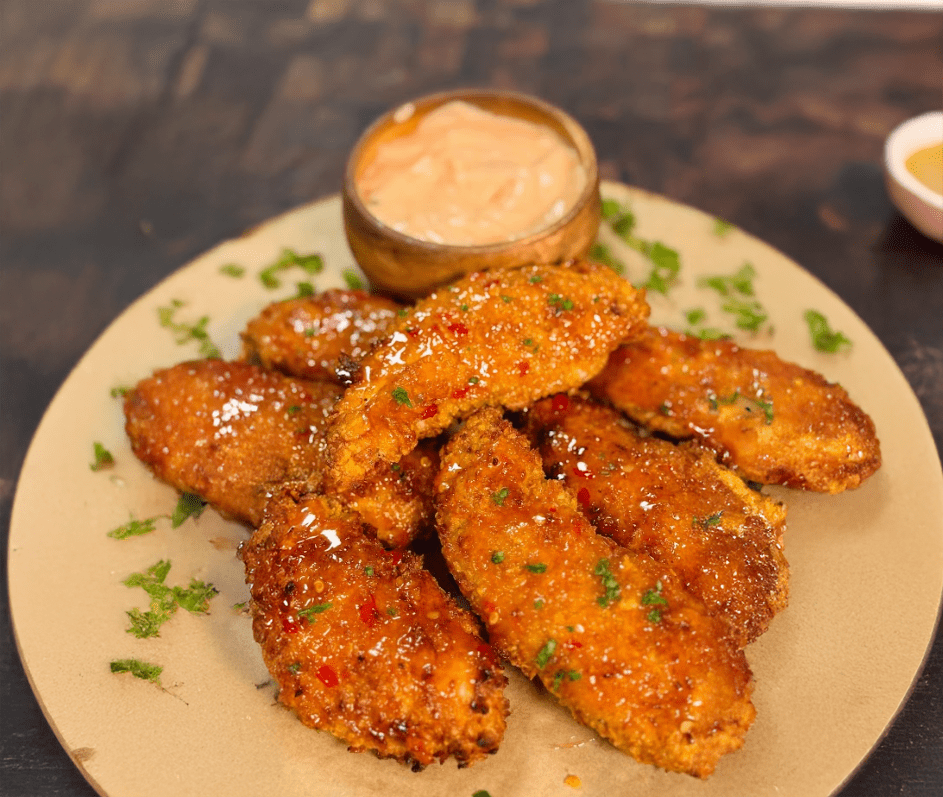 High Protein Bang Bang Chicken Tenders
