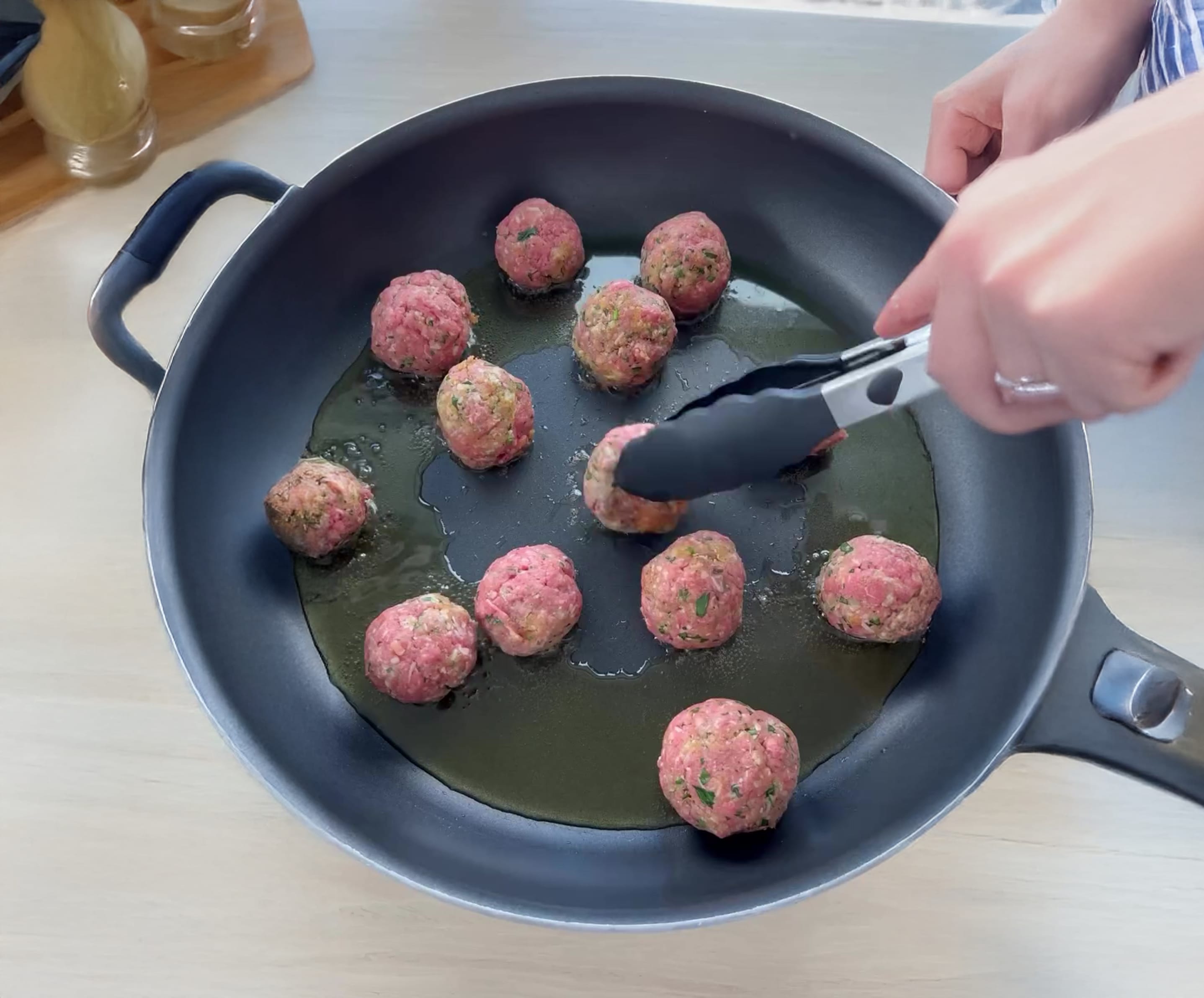 Alfredo Spaghetti with Meatballs
