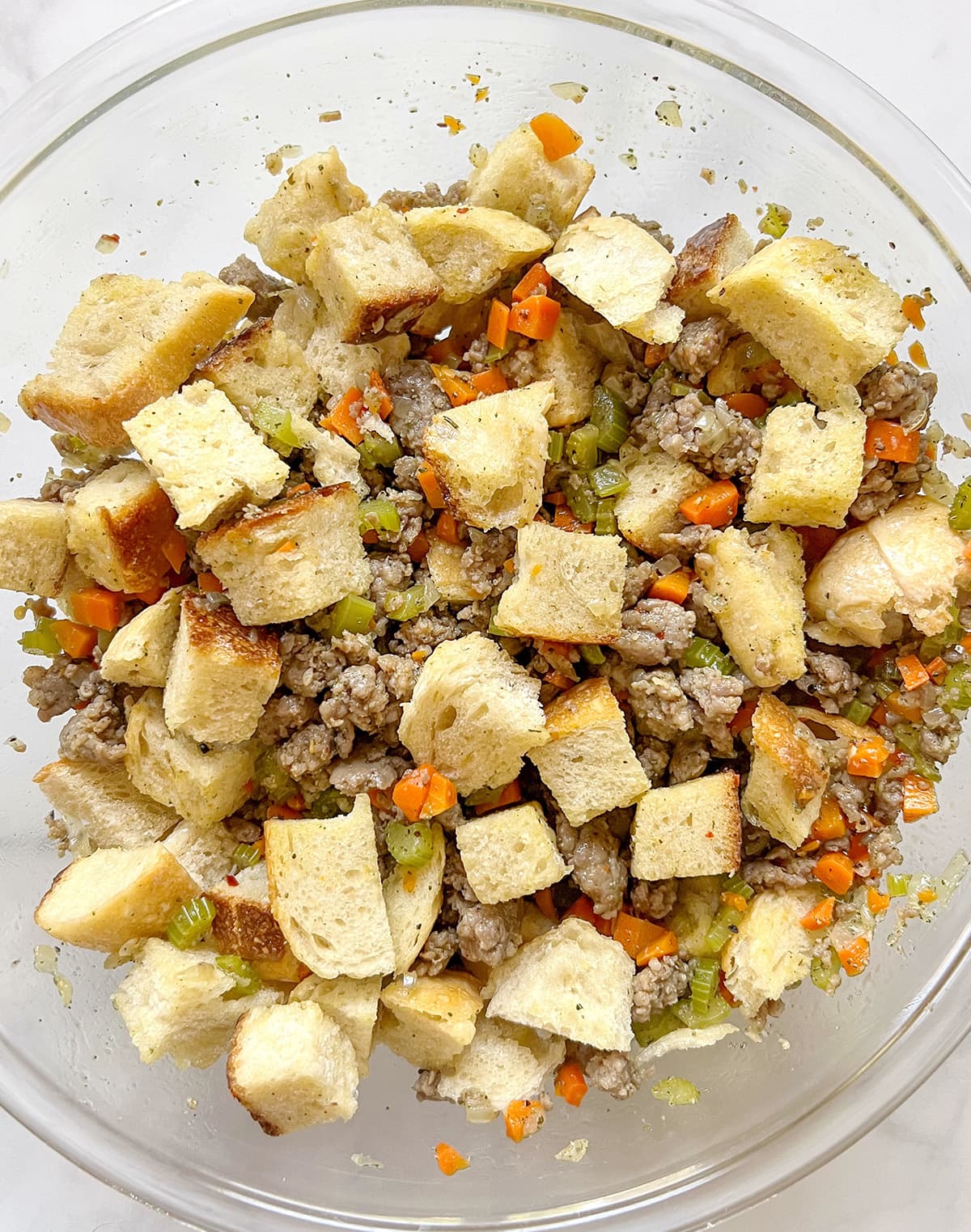 Sausage Stuffing Casserole