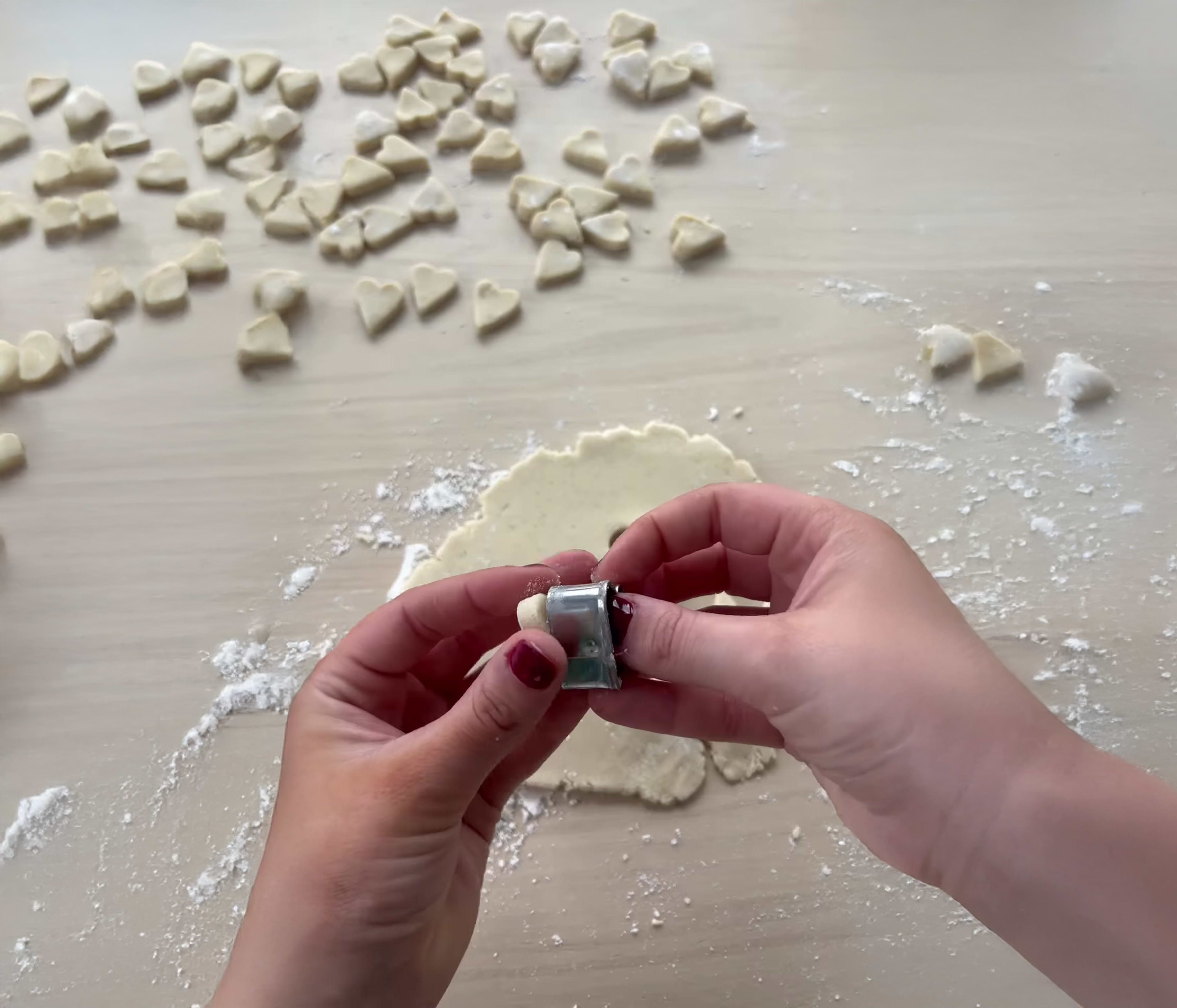 Gnocchi Hearts in Creamy Pink Sauce