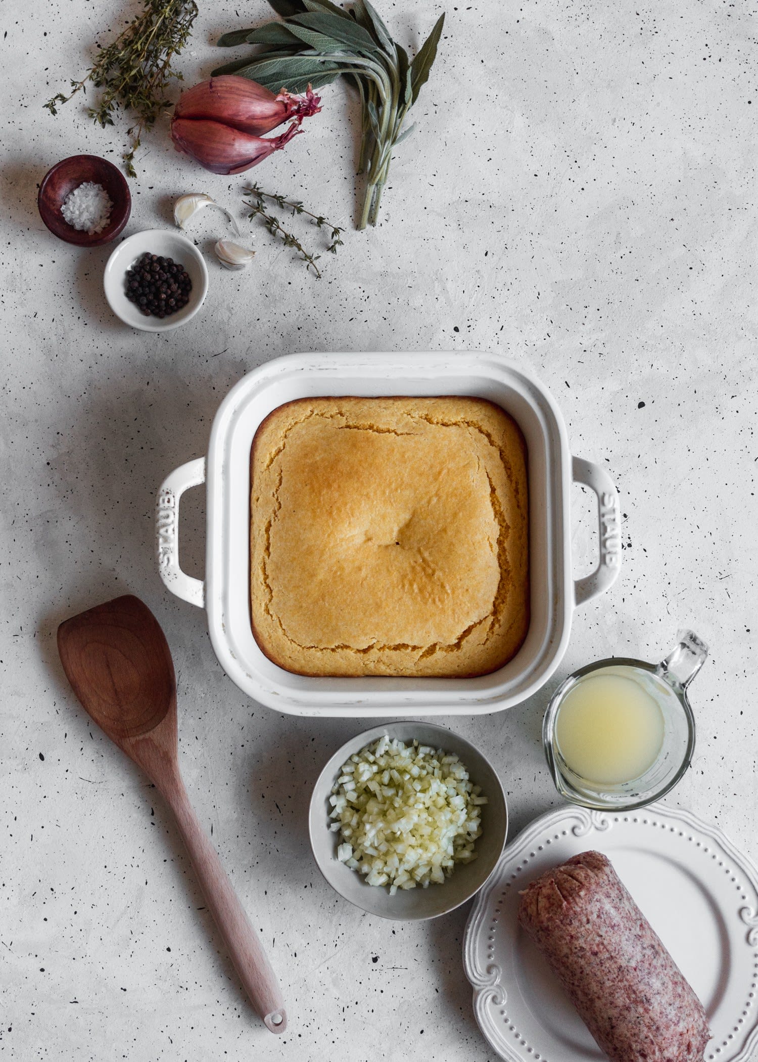 Cornbread Stuffing With Sausage & Sage