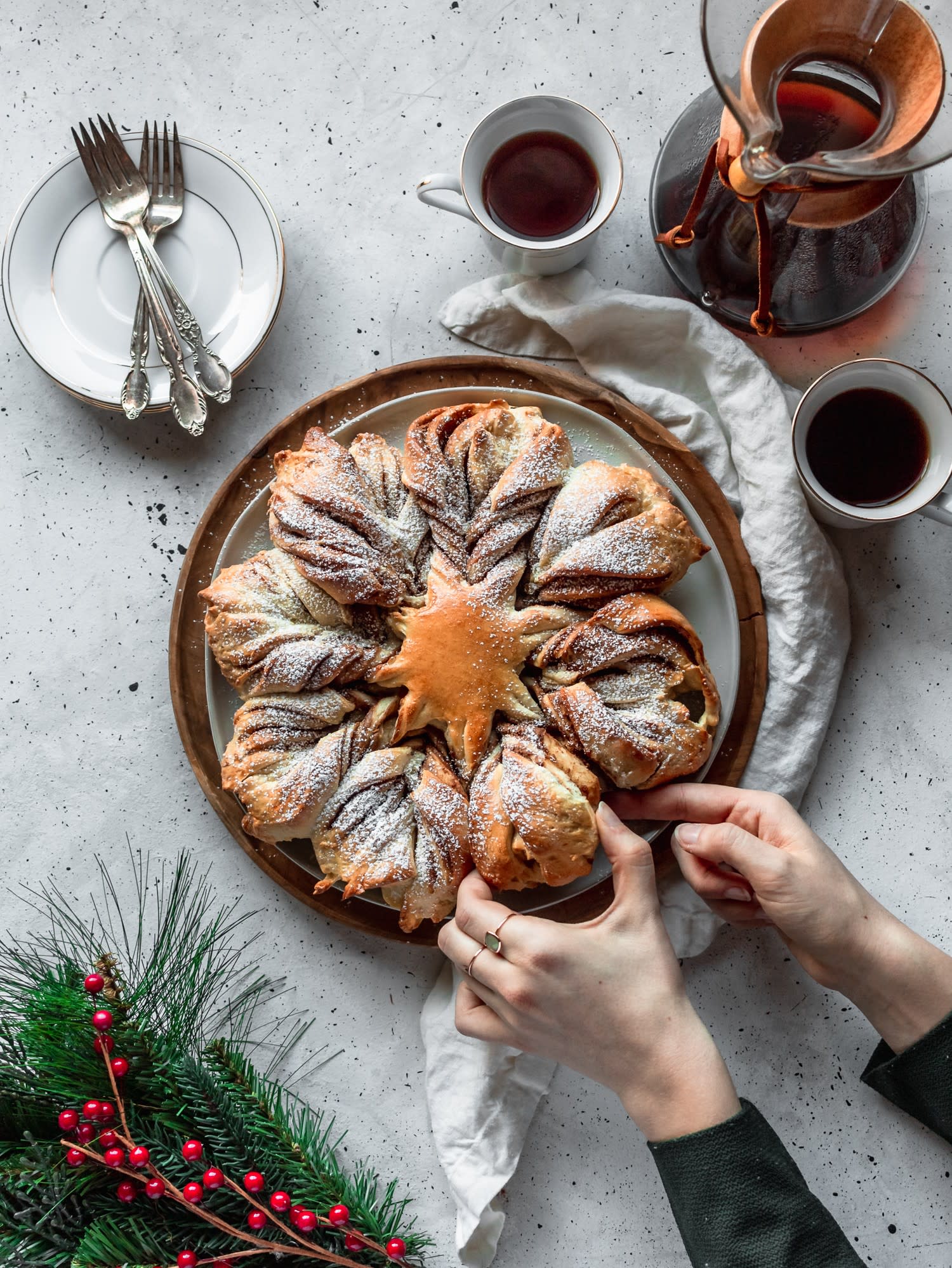 Cookie Butter Cinnamon Star Bread