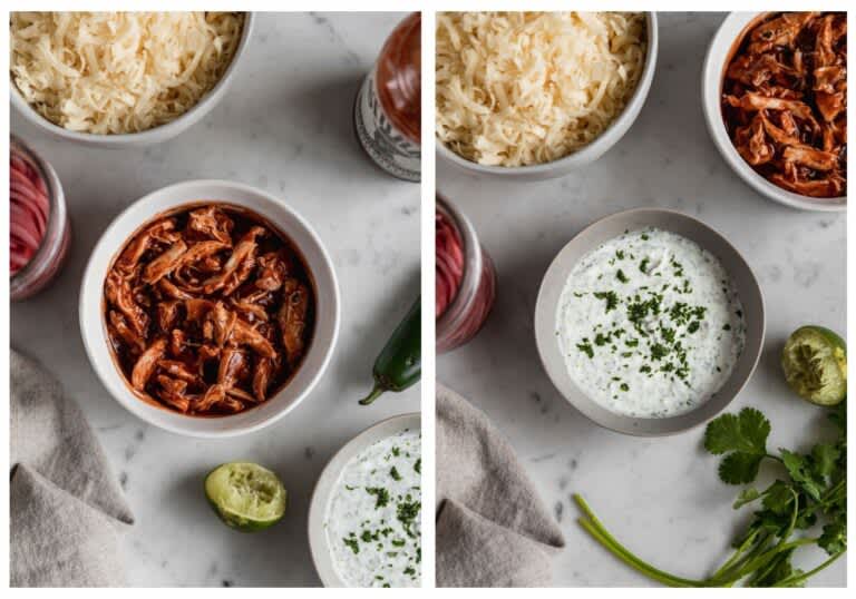 Bbq Chicken Nachos With Cilantro-Lime Crema