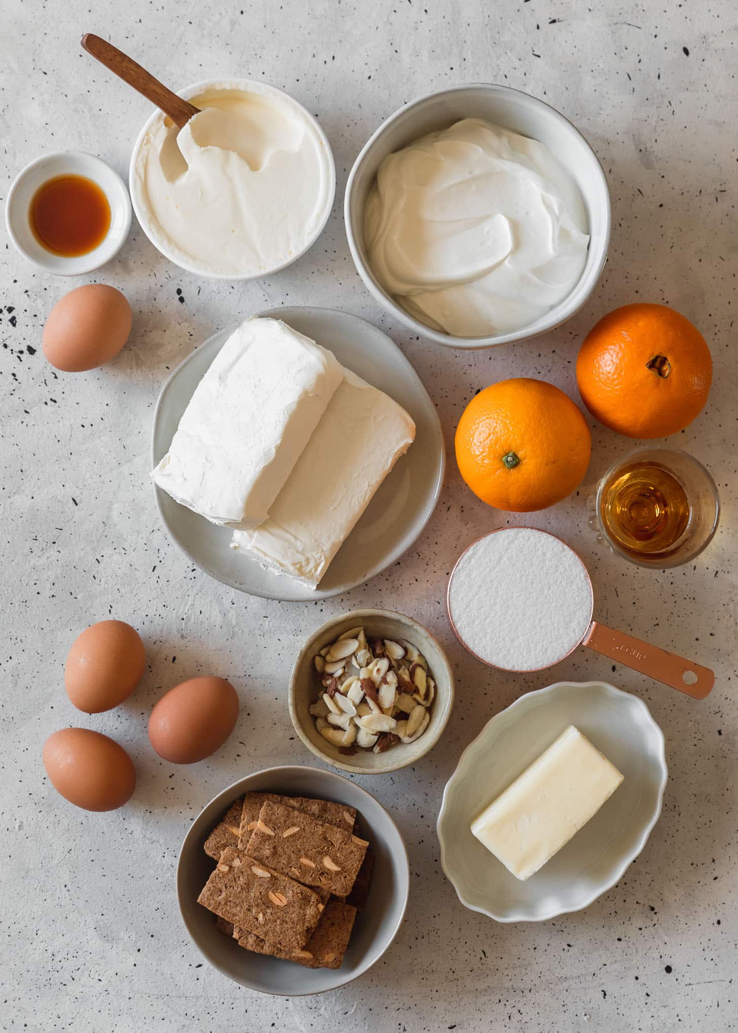 Mascarpone Cheesecake With Orange & Amaretto