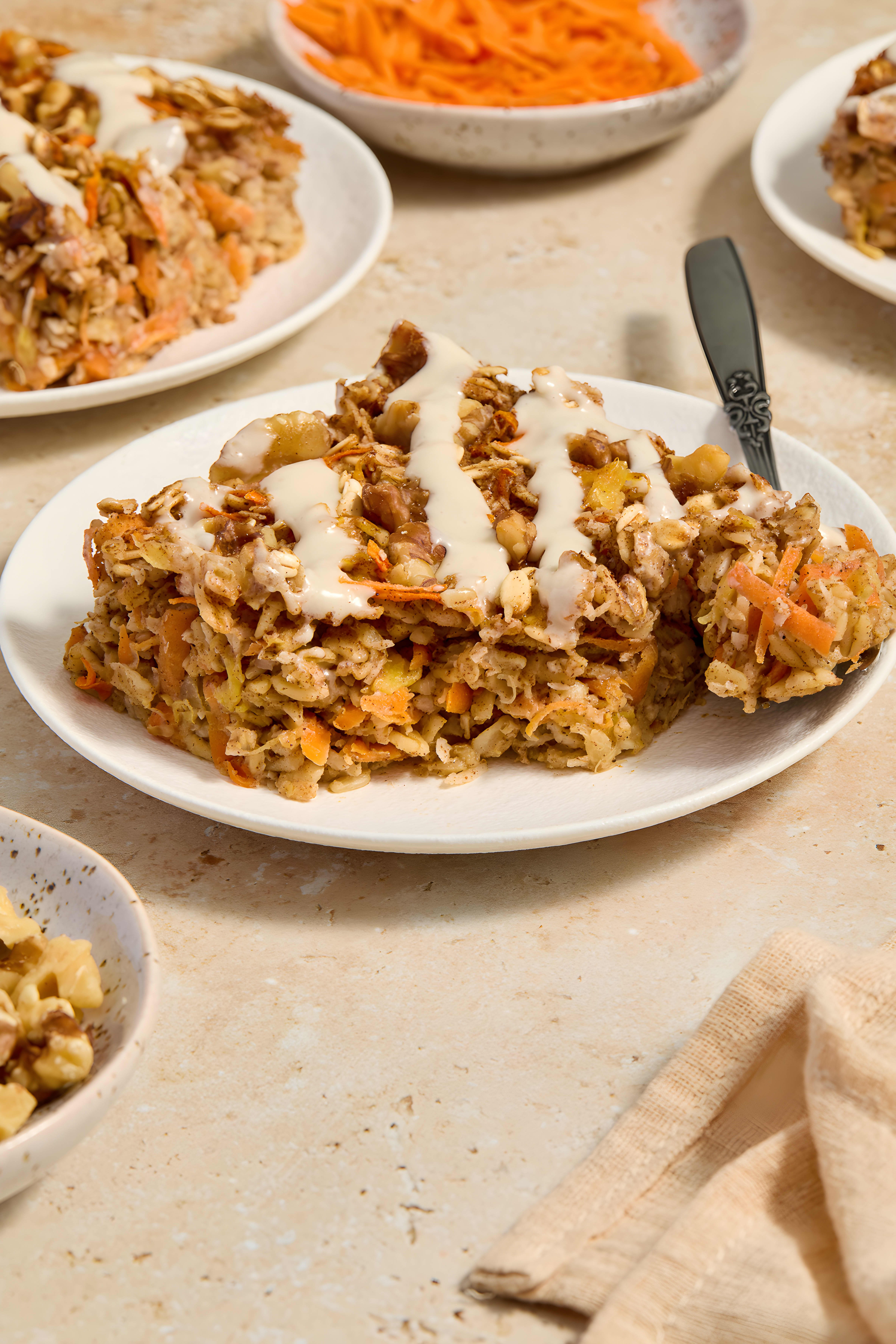 Carrot Cake Baked Oatmeal