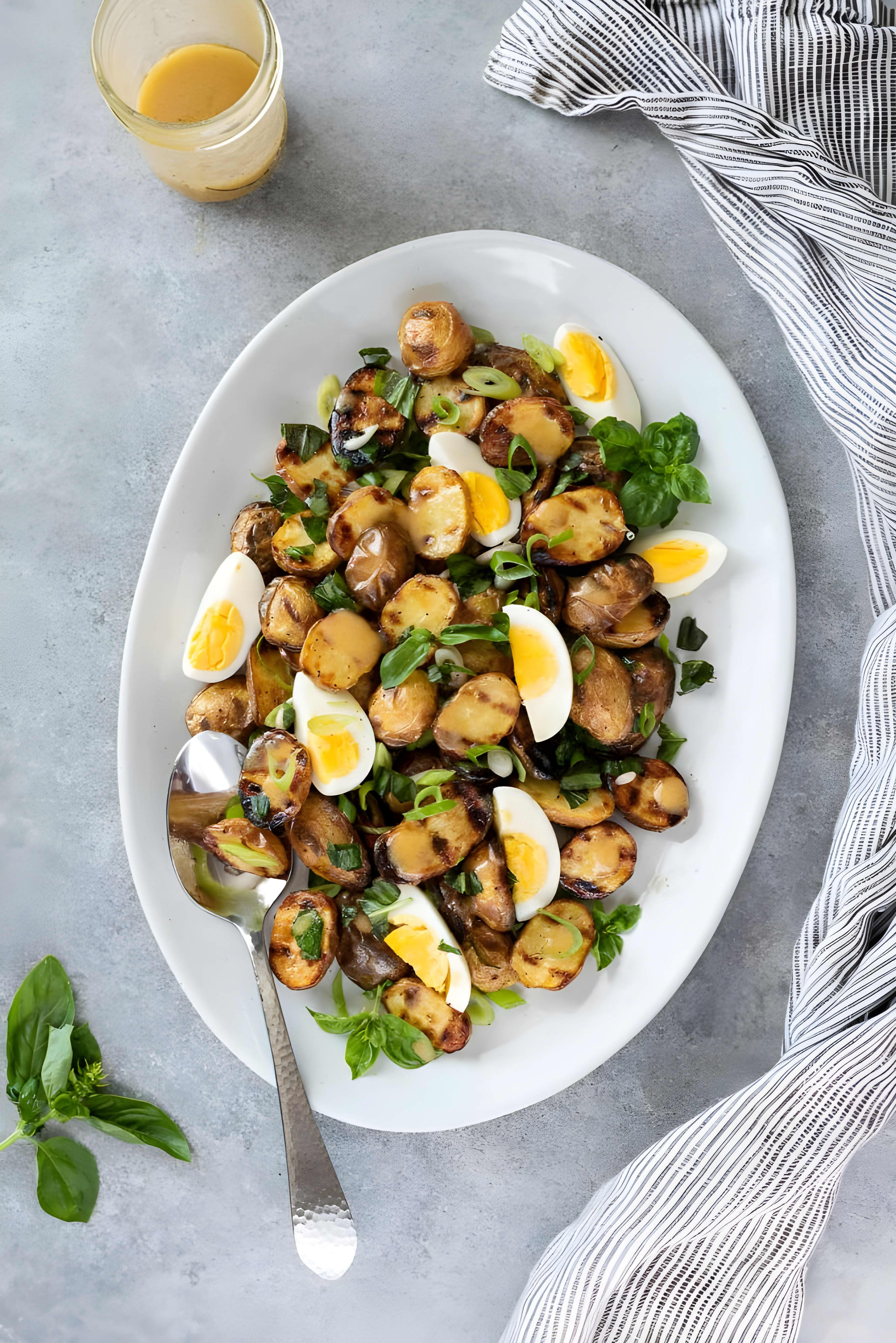 Grilled Potato Salad with Dijon Vinaigrette