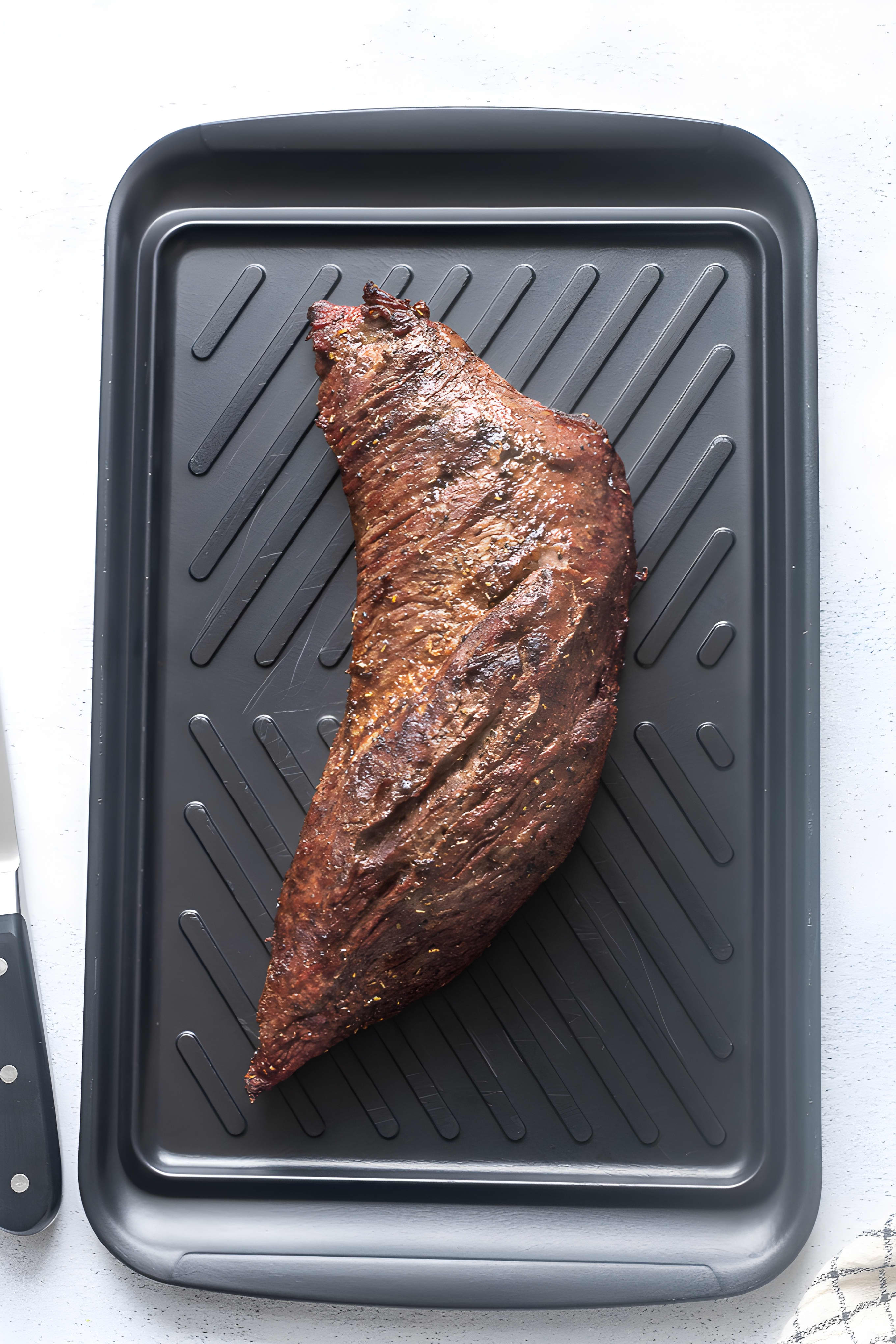 Grilled Tri Tip Roast with Santa Maria Rub & Chimichurri Sauce