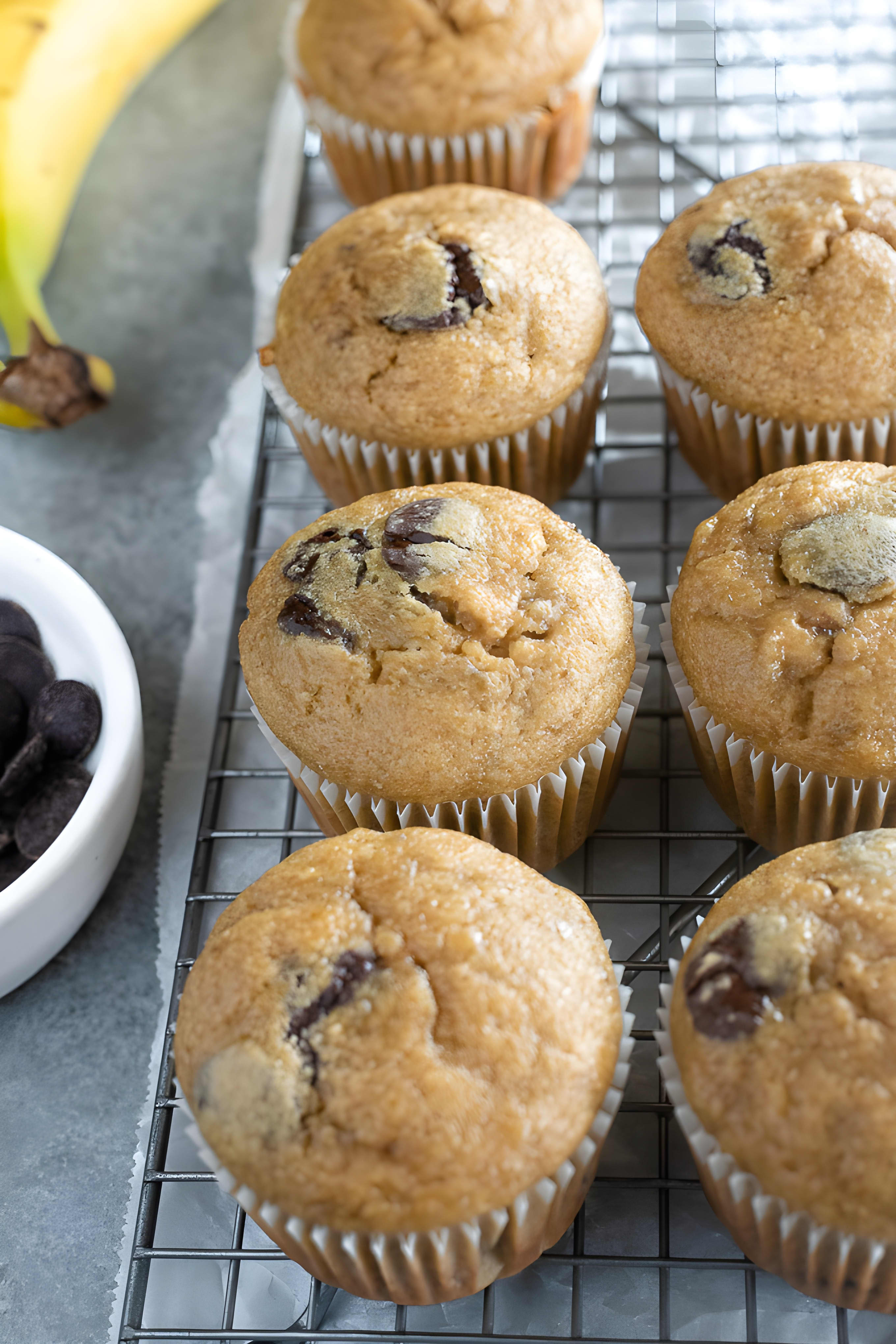 Peanut Butter Banana Muffins