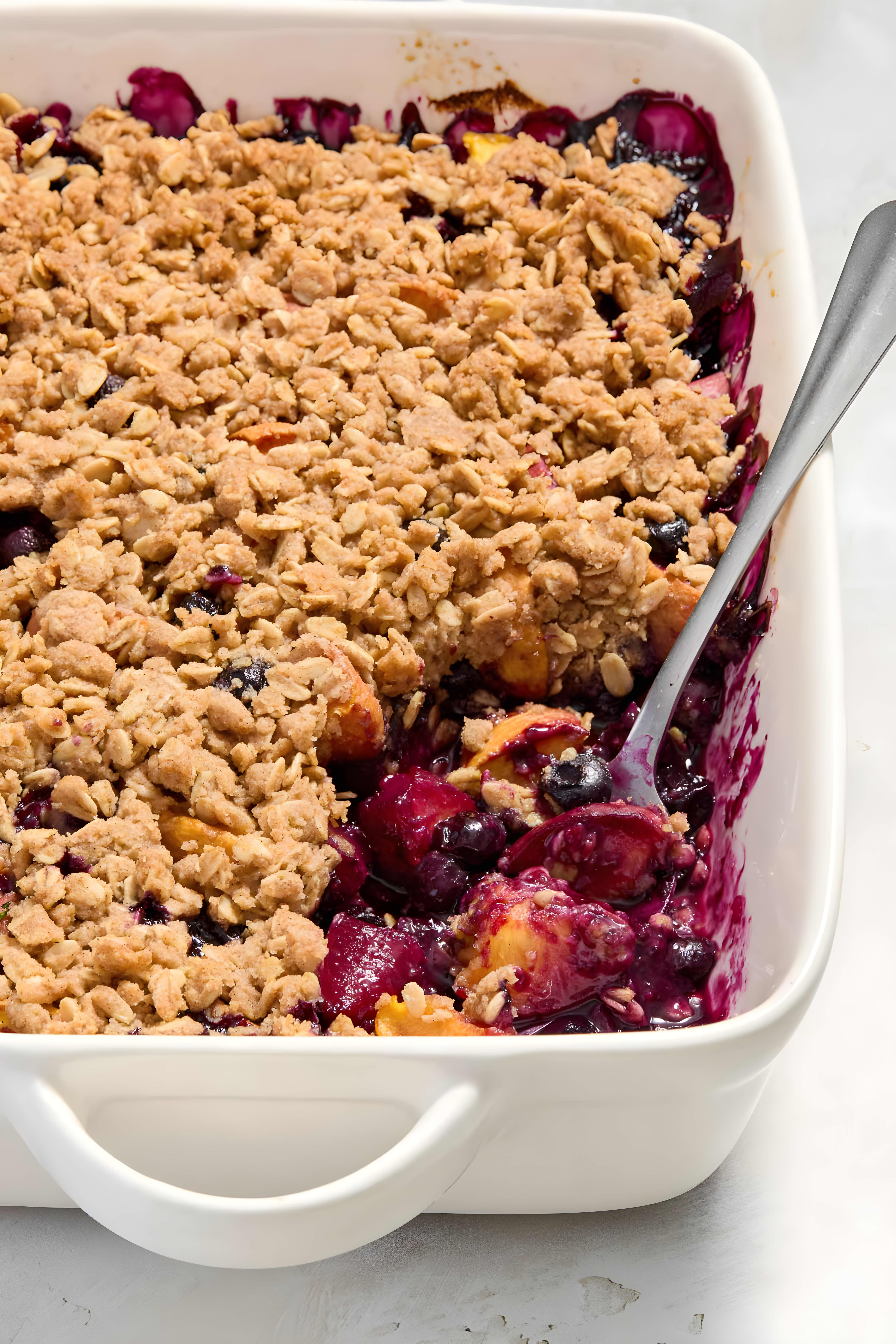Peach Blueberry Crisp