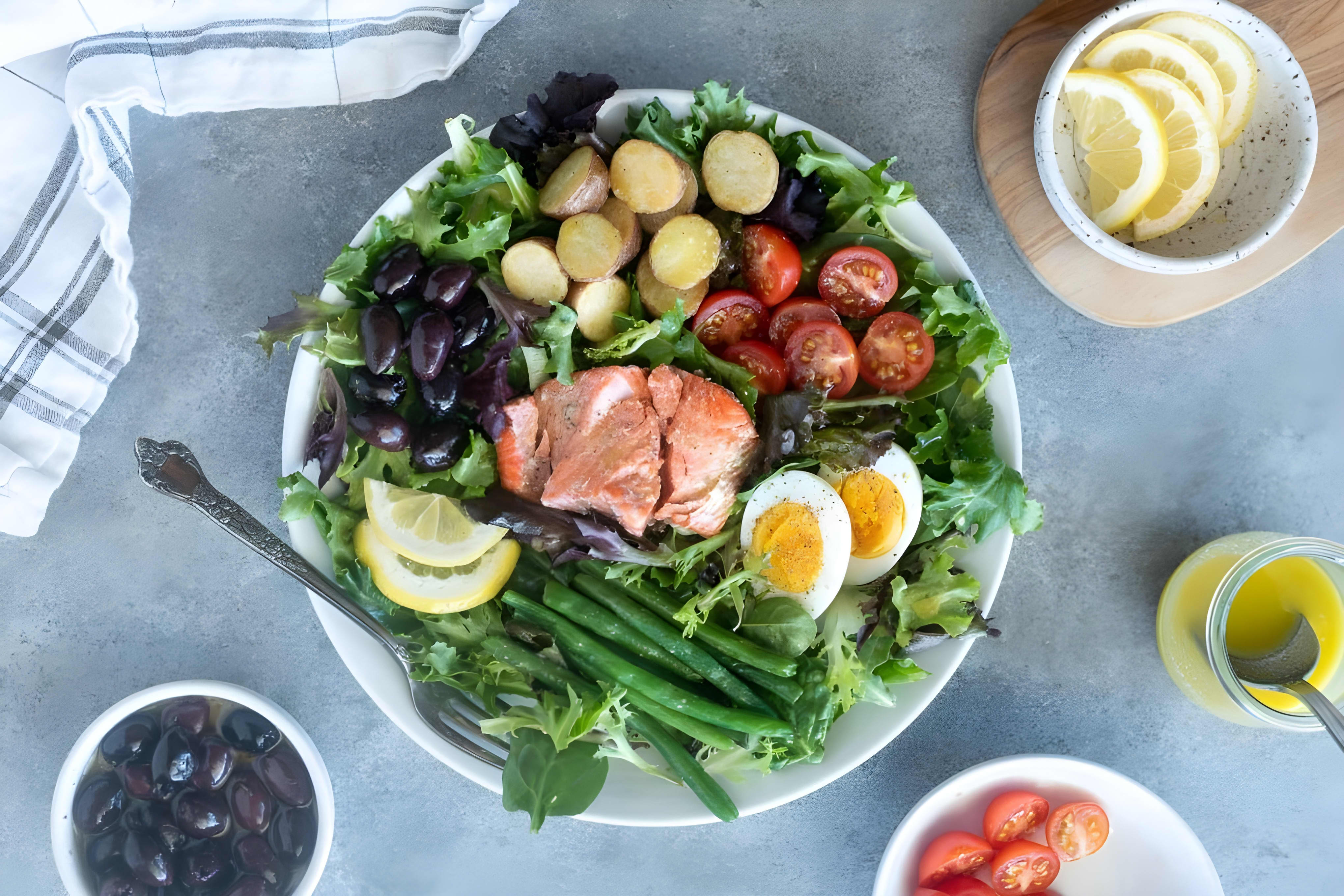 Salmon Nicoise Salad