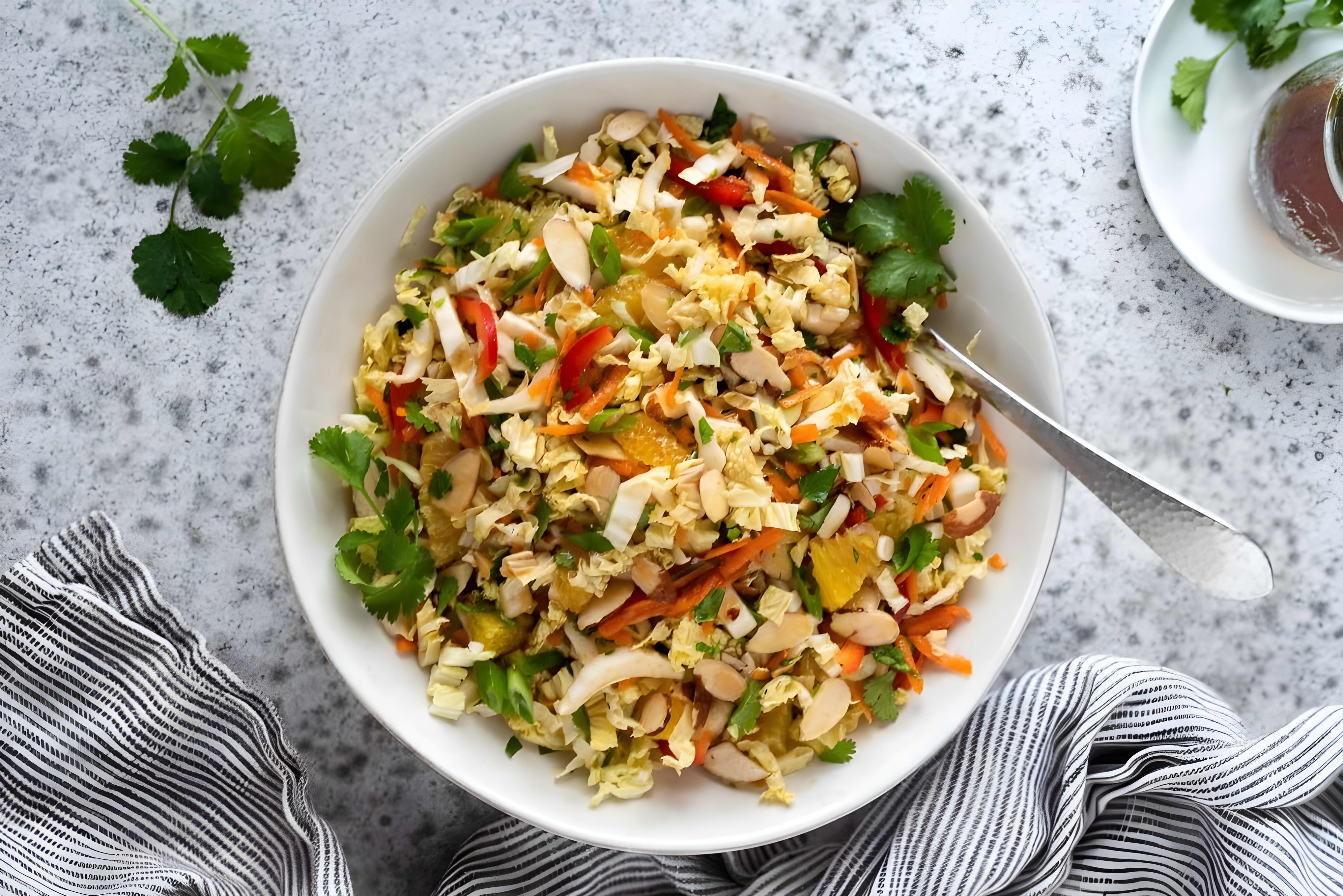 Napa Cabbage Salad with Asian Dressing