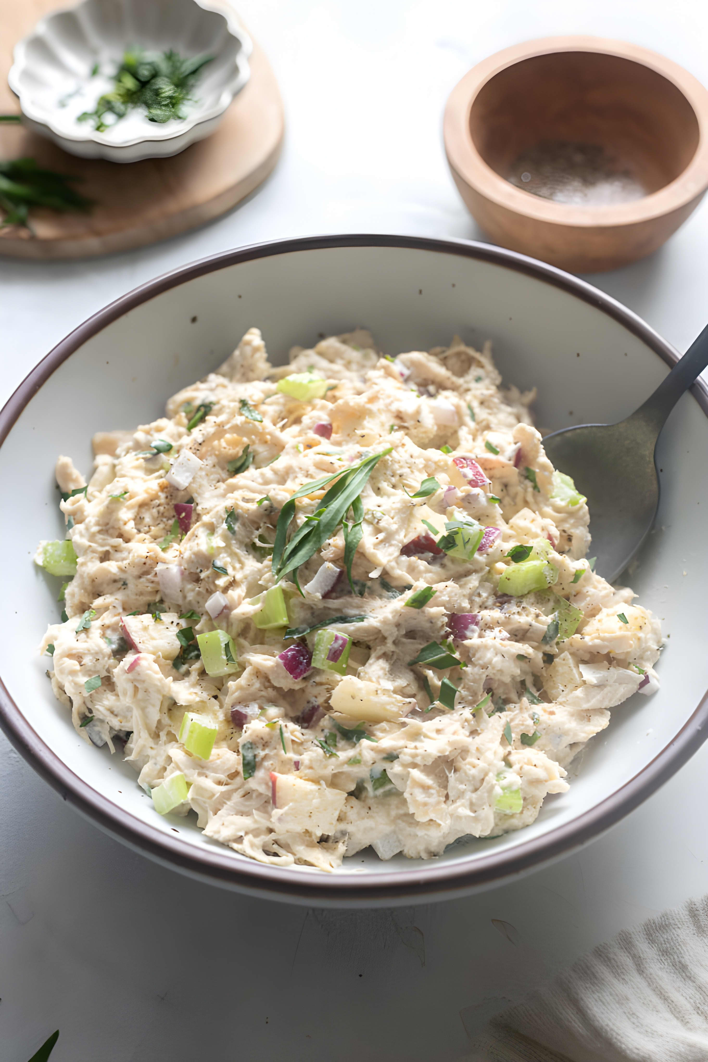 Tarragon Chicken Salad with Apples