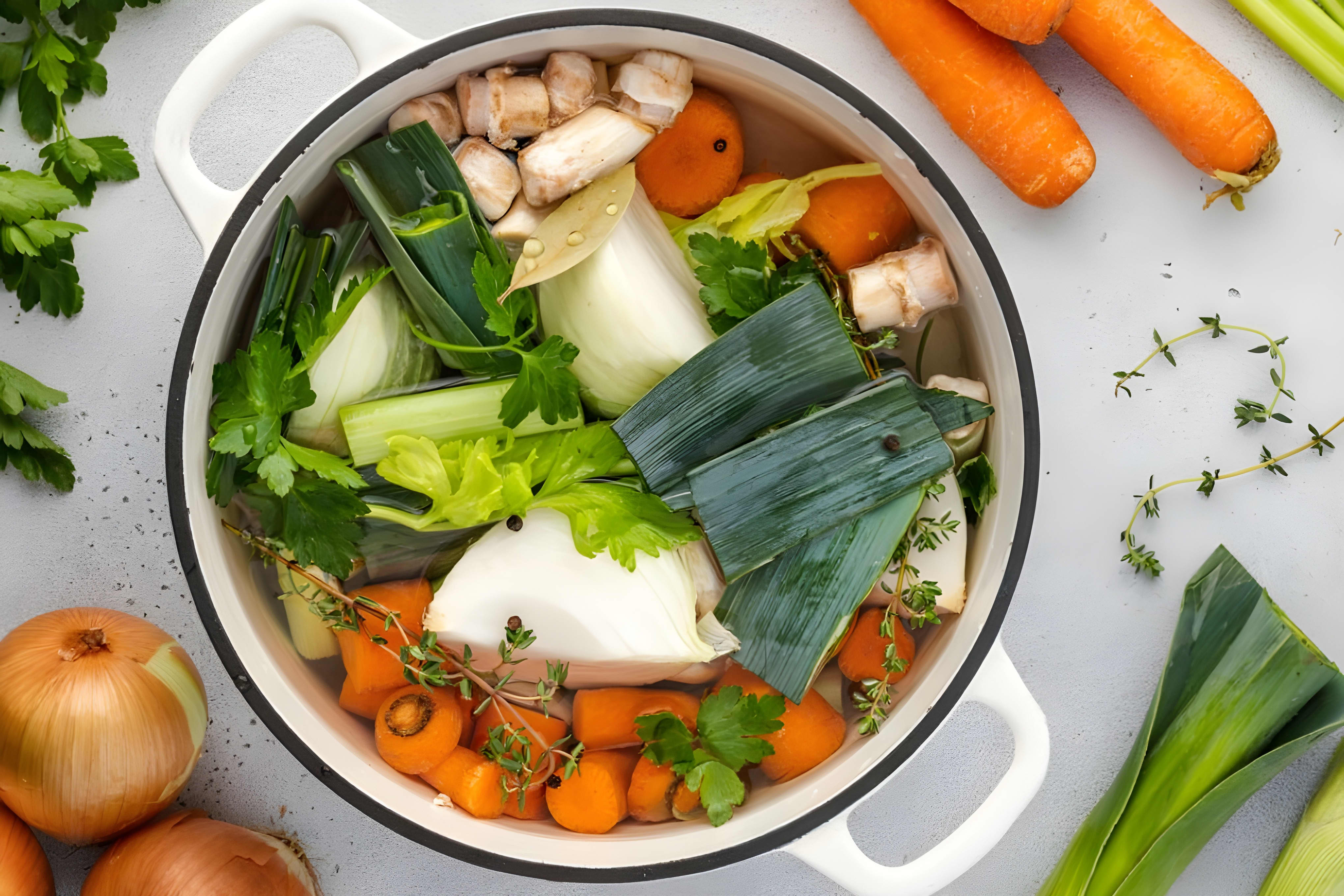 Homemade Vegetable Stock