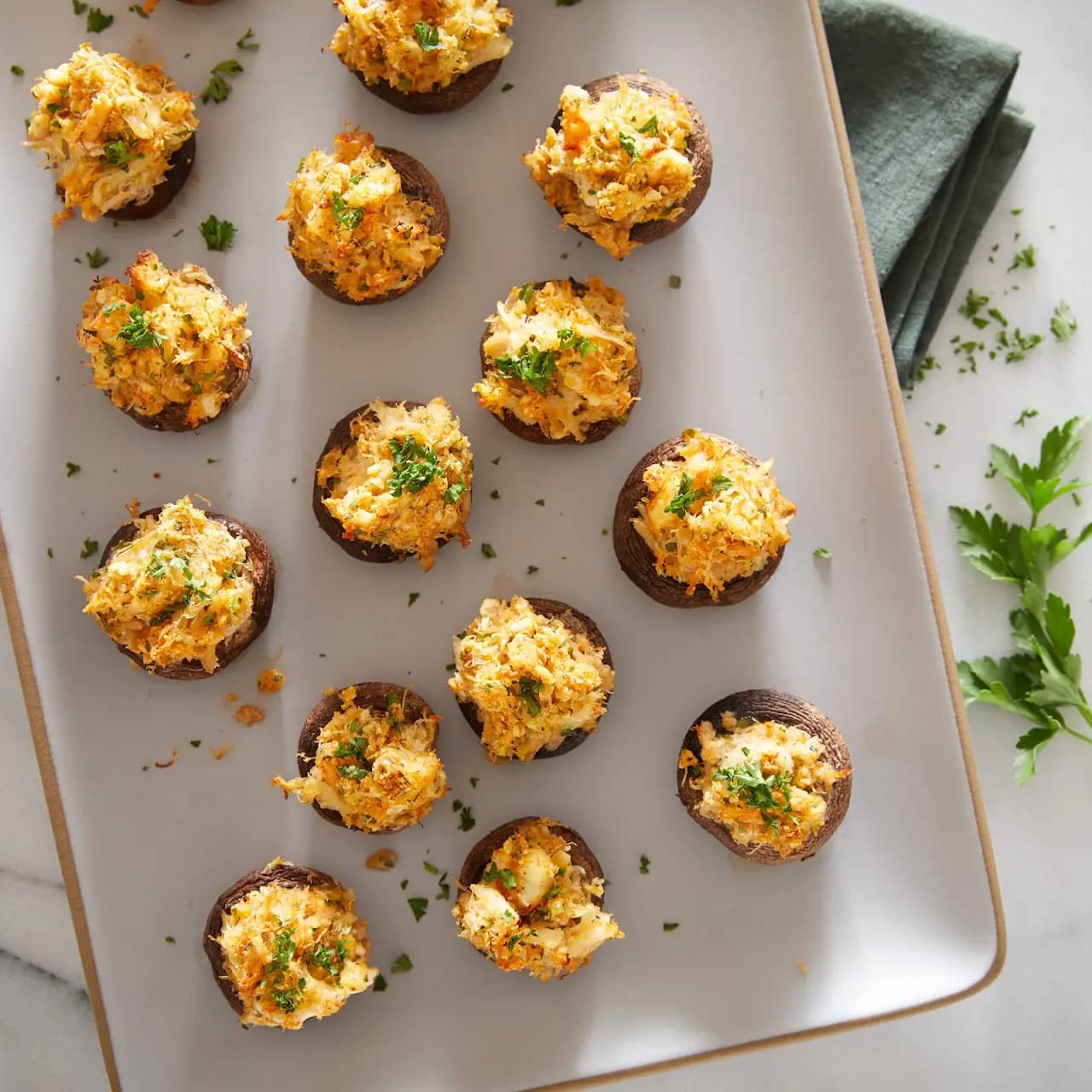 Crab Stuffed Mushrooms