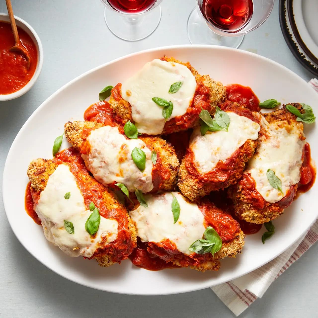 Sheet Pan Chicken Parmesan Dinner