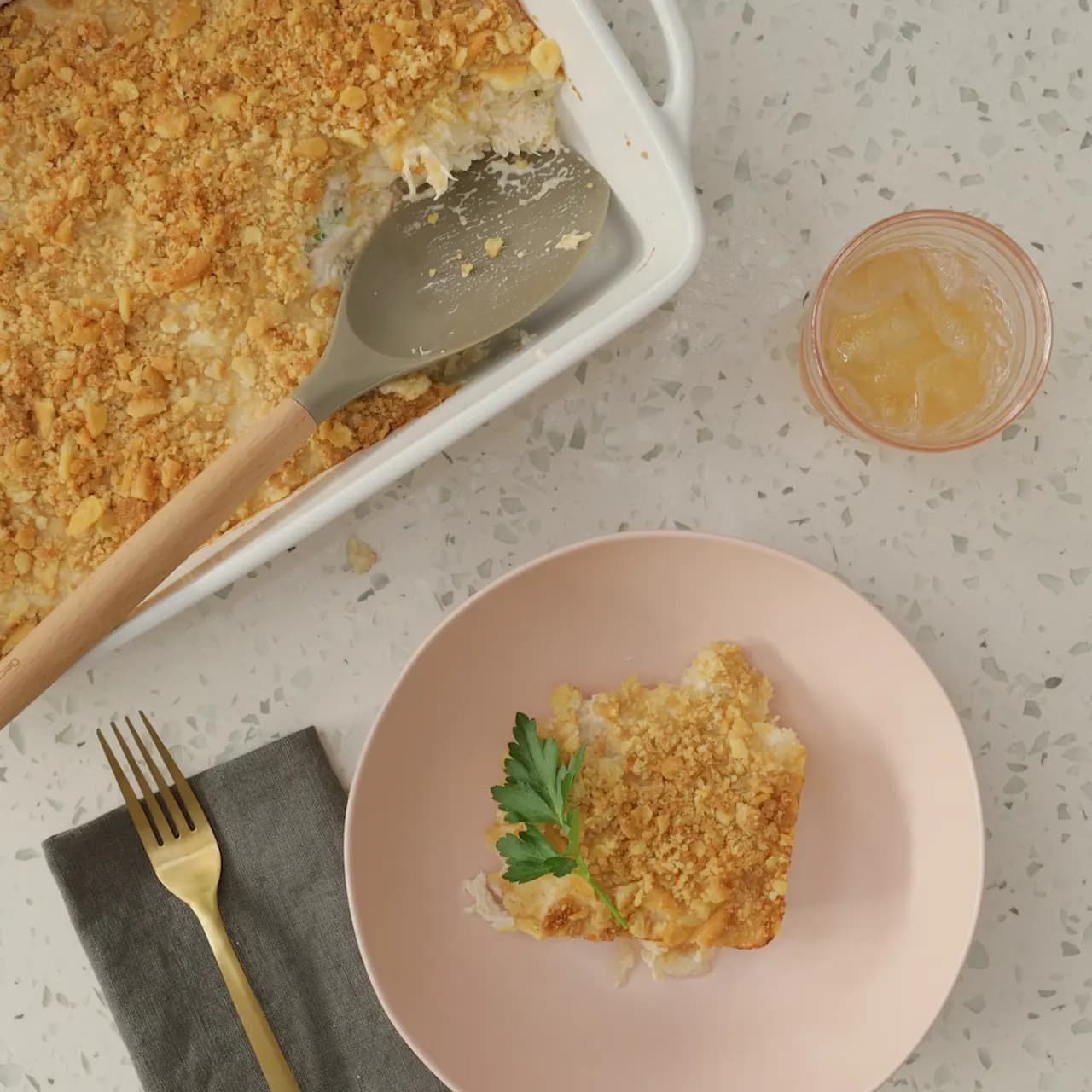 Easy Chicken and Rice Casserole