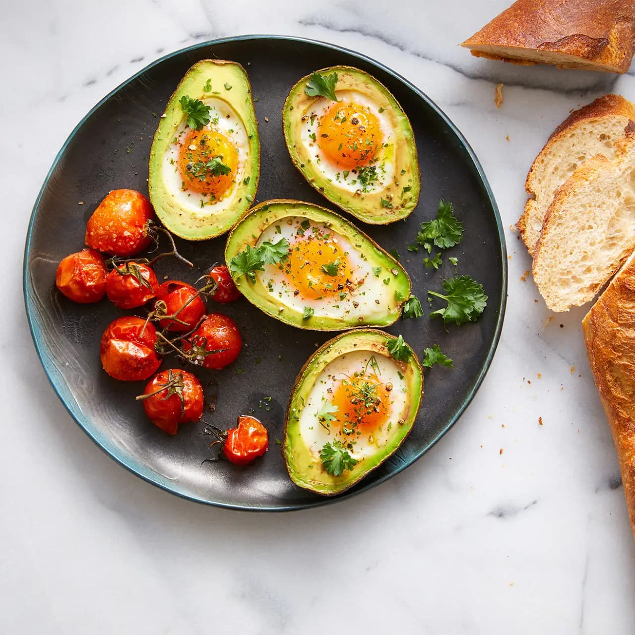 Eggs Baked in Avocado