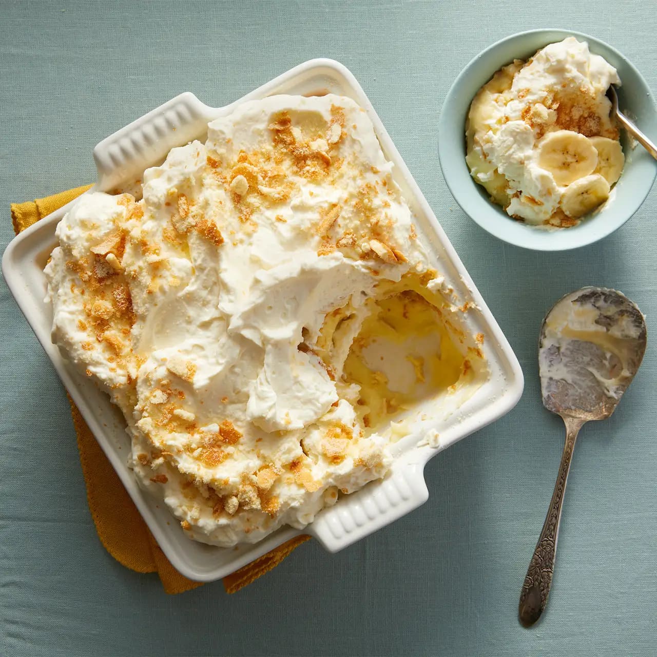 One-Bowl Banana Pudding with Coconut Whipped Cream