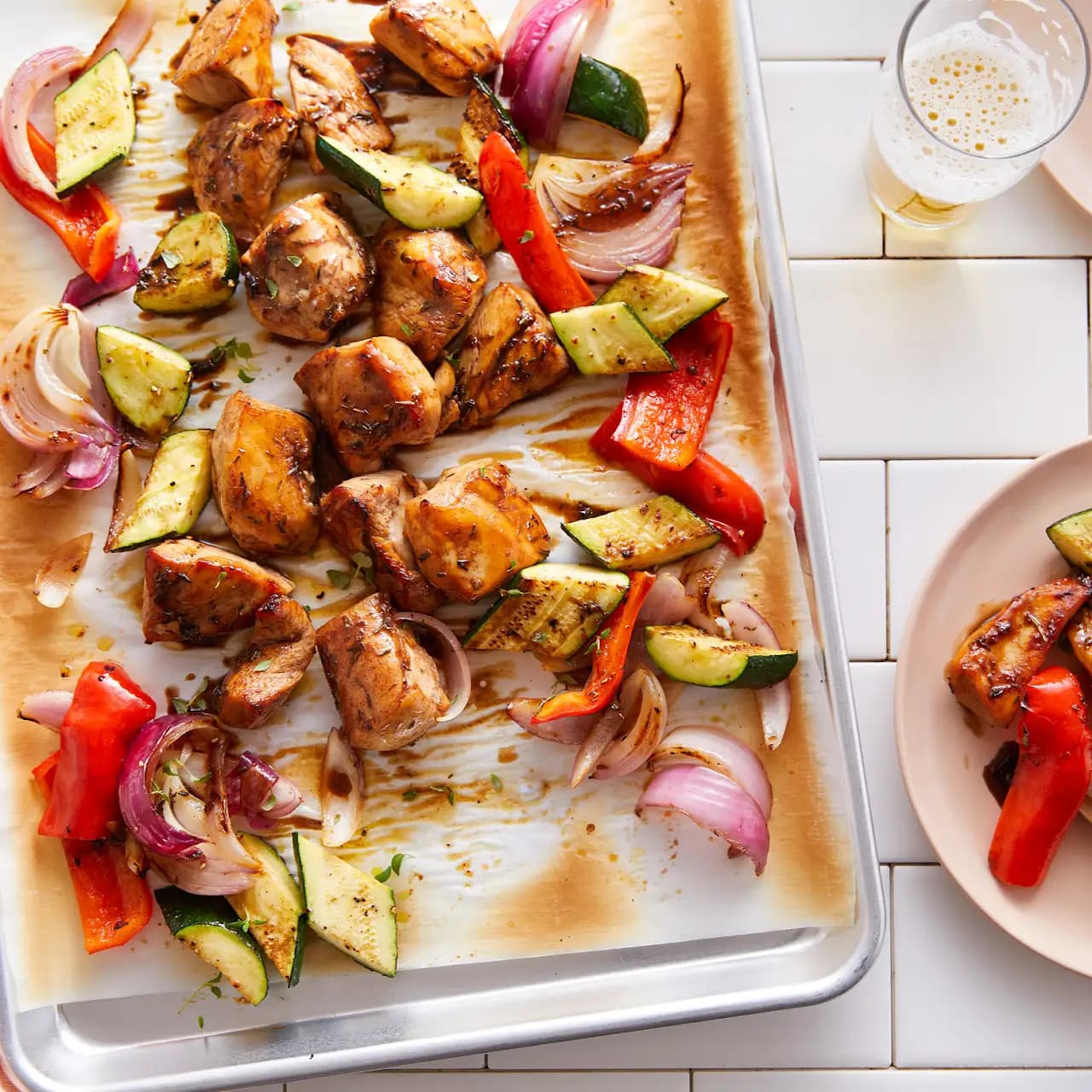 Sheet Pan Honey Balsamic Chicken and Vegetables