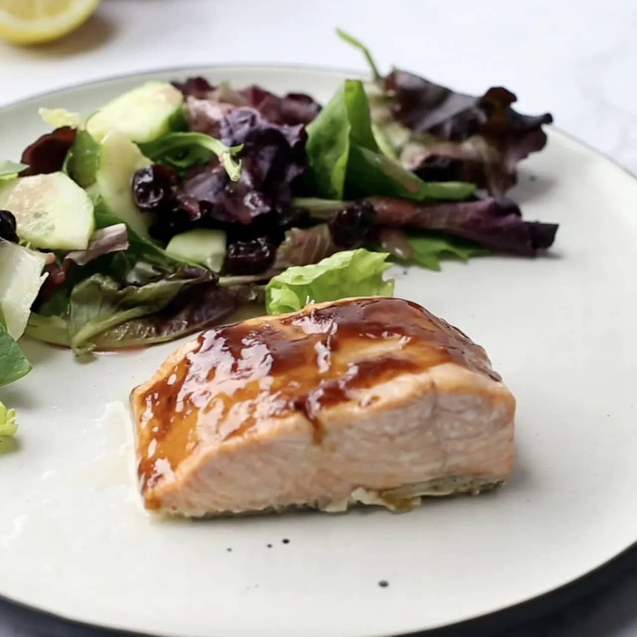 4-Ingredient BBQ Baked Salmon